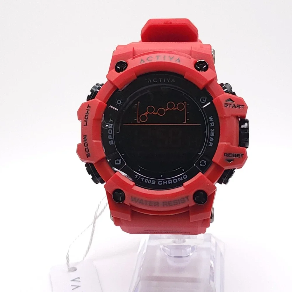 Activa Summit X Invicta ACW8082-023 Men's Digital Watch Red Black 50mm New